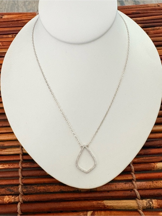 Silpada Jewelry - Silpada Sterling Silver Open Geometric Outline Necklace 18”-20”